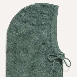 Winter Green Hood Hat Accessory New With Tags Soft Self Tie